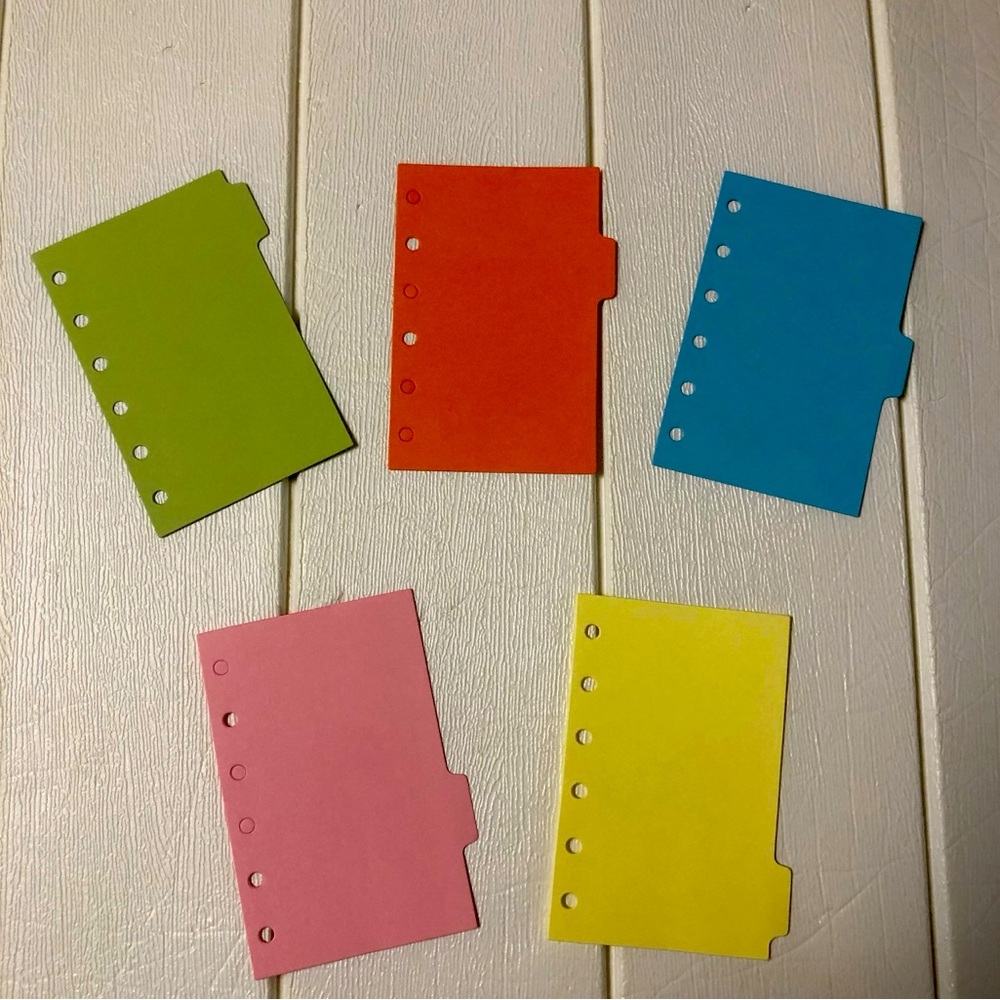 Dividers with tab fits for LV Agenda size PM